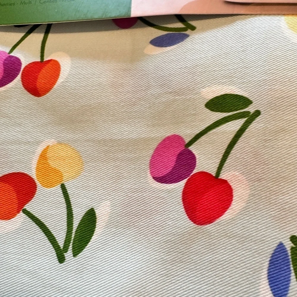 Kate Spade Cherries Shower Curtain - 72 x 72 - NWT